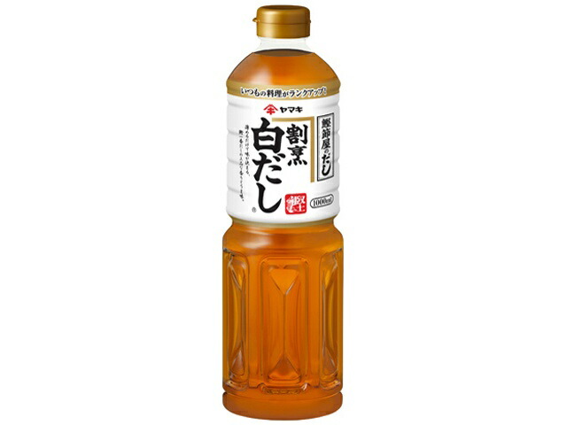 ヤマキ　割烹白だし　１０００ｍｌ×6