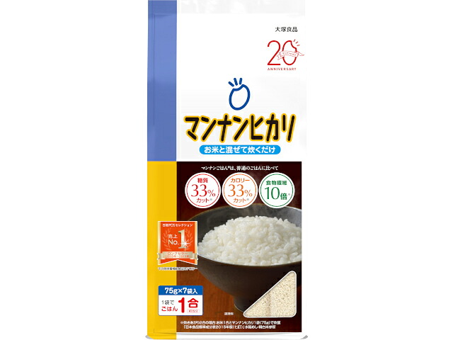 大塚食料雑貨類 マンナンヒカリ 突っ支い棒 525g x10