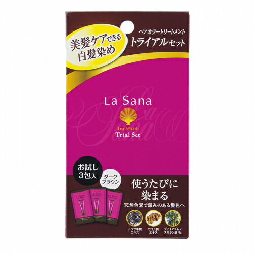 楽天市場】ラサーナ ヘアカラートリートメント ダークブラウン 180g