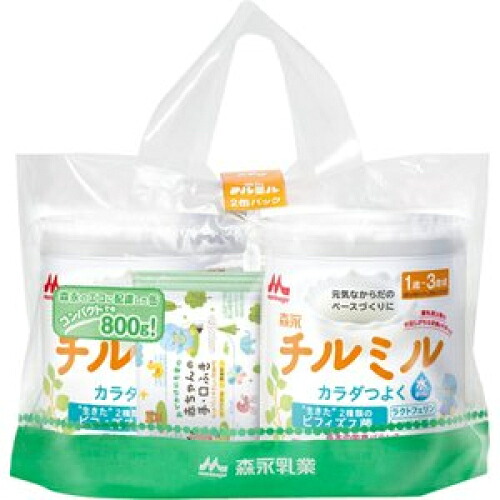 森永乳業　フォローアップミルク　チルミル　1-3歳頃まで　大缶（800g×2缶パック）×4個