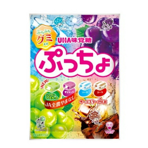 楽天市場】UHA味覚糖 ぷっちょ袋 4種アソート 88g×6個入｜ 送料無料