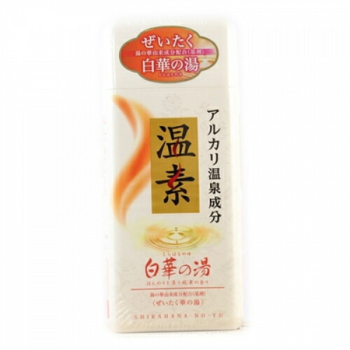 楽天市場】温素 琥珀の湯 白華の湯 600g 【アース製薬】 （入浴