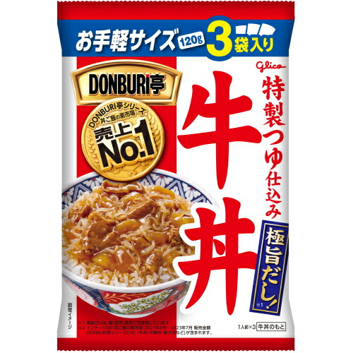 江崎グリコ　DONBURI亭　どんぶり亭　牛丼　360g×10個