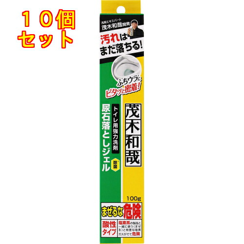 茂木和哉 室内用便器尿石落としジェル 100g×10個