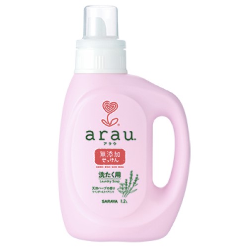 サラヤ　アラウ　洗たく用せっけん　1.2L×8個※取り寄せ商品　返品不可