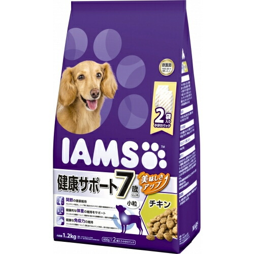 アイムス 7歳以上用 健康サポート チキン 小粒 1.2kg×6個
