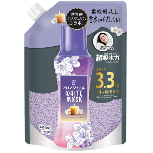 レノア　アロマジュエル　ホワイトムスクの香り　つめかえ用　超特大サイズ　1410mL×5個 13,085円