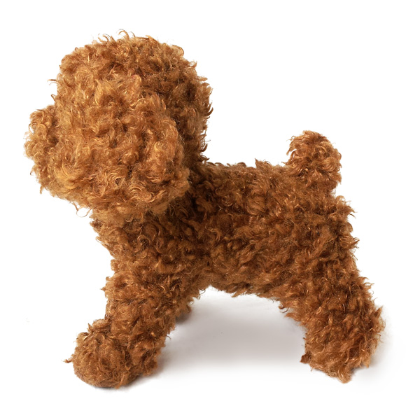 red poodle stuffed animal