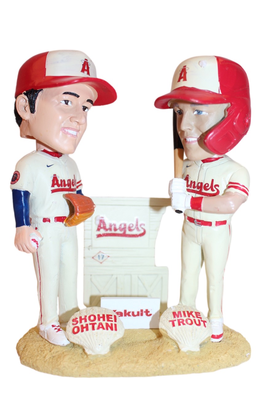 楽天市場】大谷翔平選手 マイクトラウト選手 bobblehead バブルヘッド