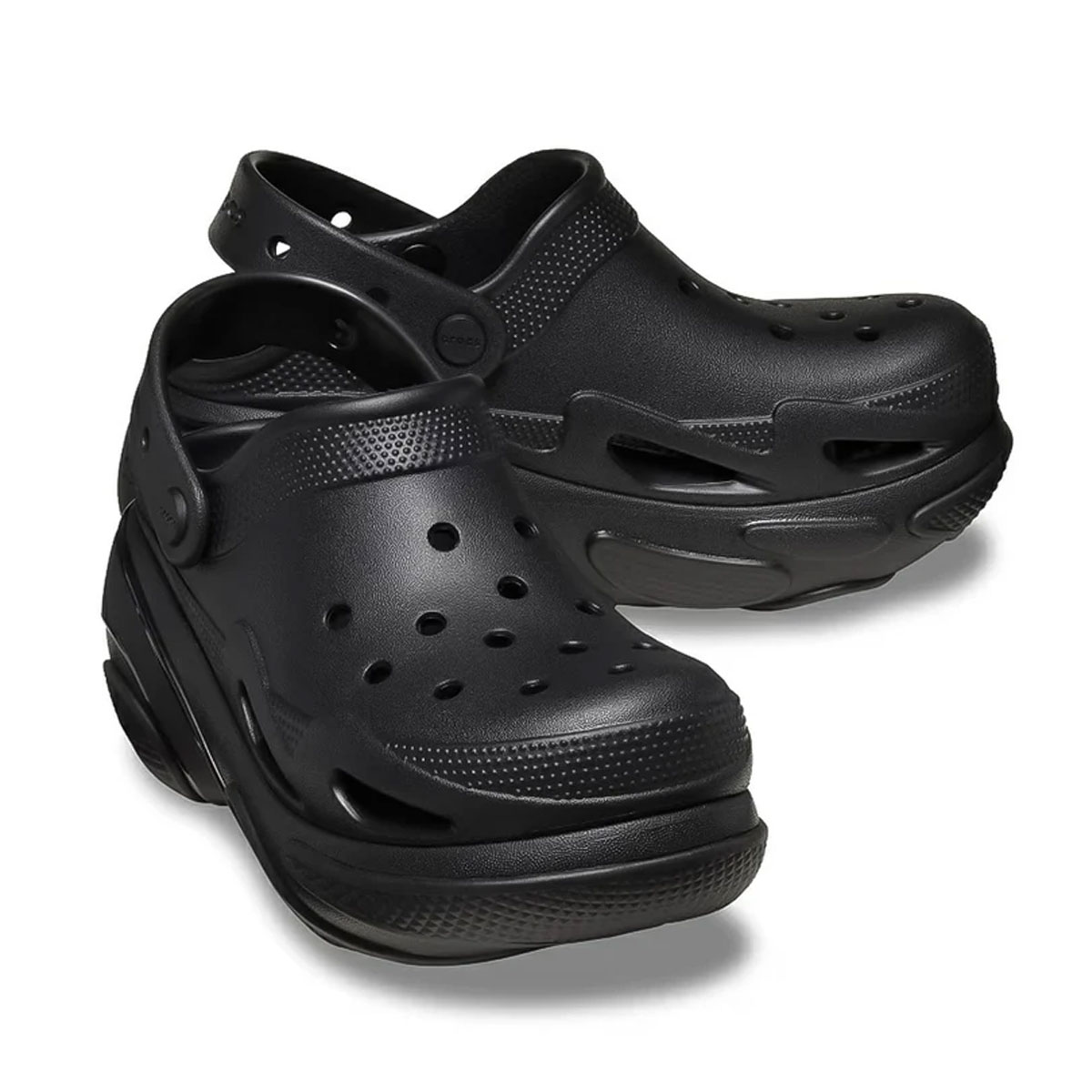 クロックス CROCS サンダル キックス シューズ 靴 ユニ一発やる 分科大学 表どおり 心地よい ブランド名 BUBBLE CRUSH CLOG 砂上の楼閣 衝突 クロッグ TRIPLE BLACK トリブルブラック 210061-0室内用便器