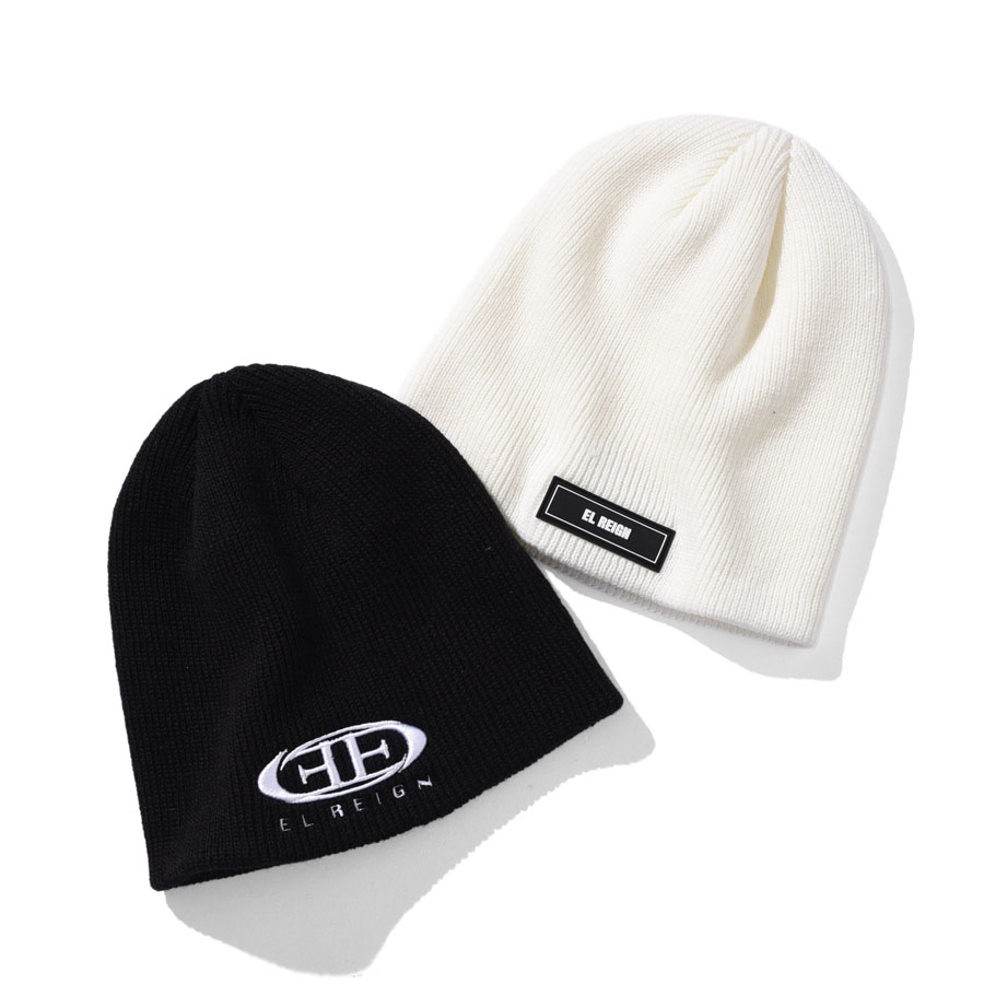 エルレイン EL REIGN OVAL LOGO BEANIE 編み物旗がしら EL25AW-004 ニット帽-バッグ・小物・ブランド雑貨