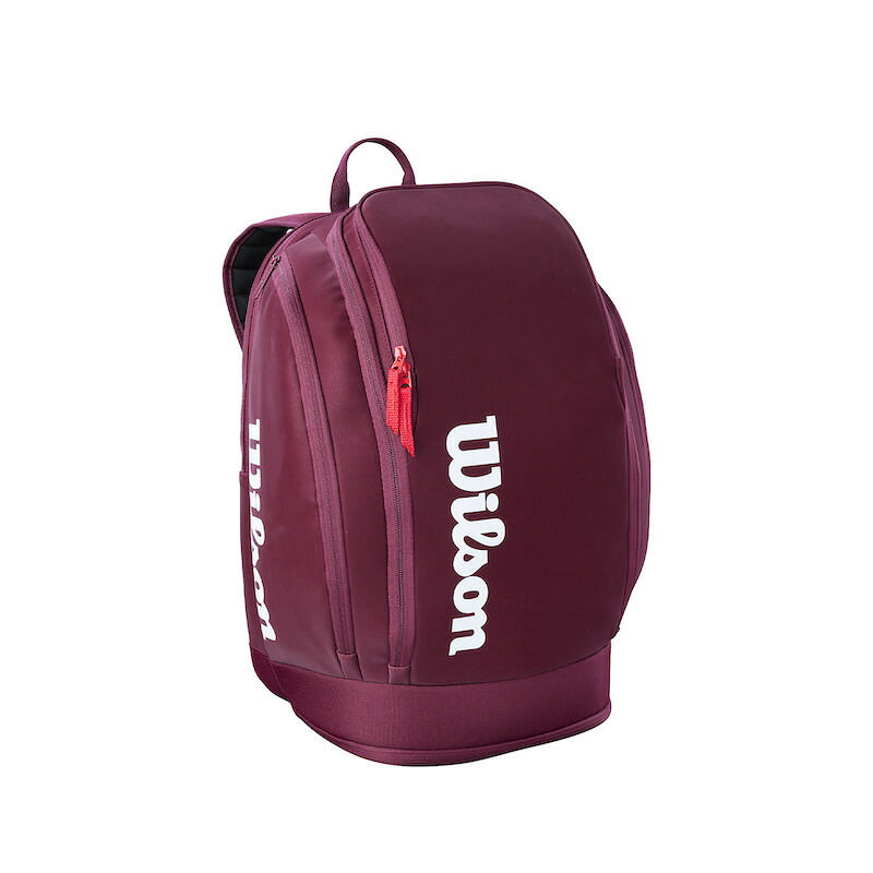 【2026年モデル】Wilson（ウイルソン）テニスバッグ ディファイア V1 バックパック レッド （Defyer V1 Backpack MA）WRB0000901NS｜テニスプロショップラフィノ