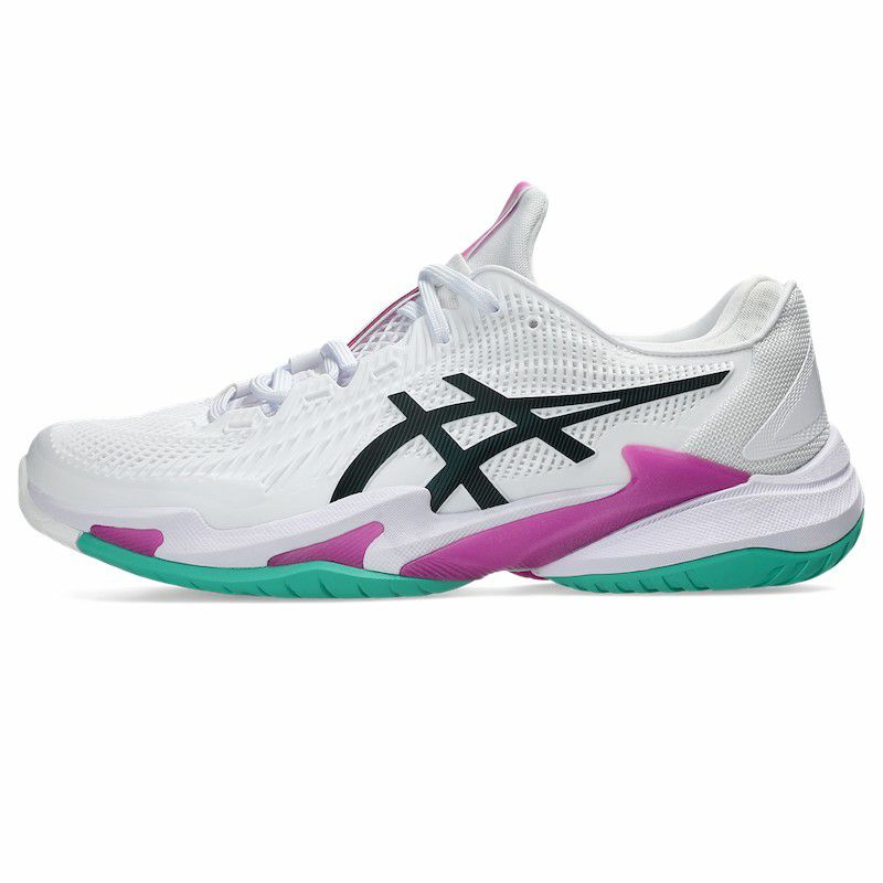 【尖んがり10倍】アシックス(asics) 庭球シューズ 厚地の外套 FF 3 (COURT FF 3) オール厚地の外套模範例 (1041A370-106) 2026.01発売
