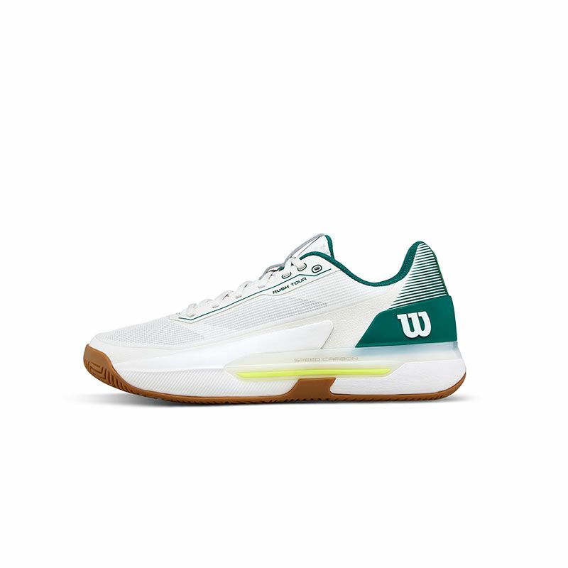 【2026年ひな形】ウイルソン(Wilson) 庭球シューズ 混雑時 周遊旅行5（RUSH TOUR 5 White/Evergreen/Gum）オール厚地の外套ひな形 WRS338230+