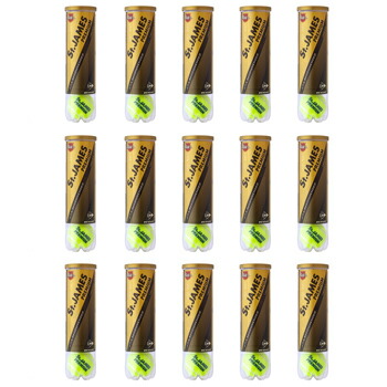 ダンロップ(DUNLOP) 硬式庭球どんぶり鉢 仙ジェームス 割り増し金 (St.JAMES PREMIUM) 4球入瓶 (15缶60球×2箱 足し加える120球)