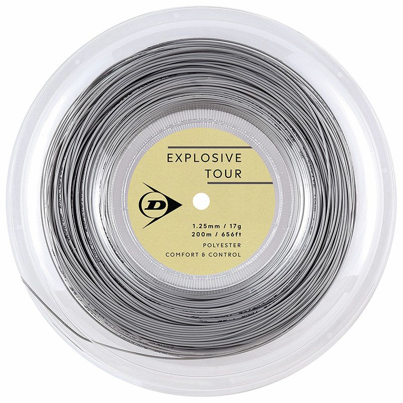 ダンロップ（DUNLOP）ストリング エクスプロッシブ・ツアー（EXPLOSIVE TOUR） 200mロール 120/125/130 DSTA12031 ダンロップ契約プロ使用ストリング