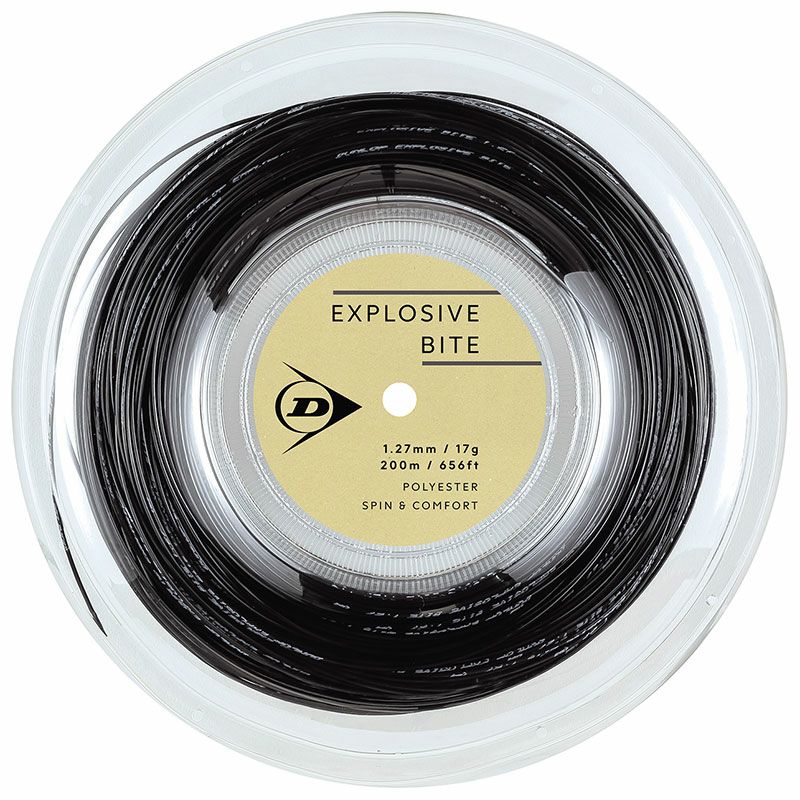 ダンロップ(DUNLOP)ストリング エクスプロッシブ バイト(EXPLOSIVE BITE)200mロール 127/132 DSTA12011 ダンロップ契約プロ使用ストリング