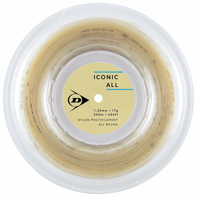 ダンロップ（DUNLOP）ストリング アイコニック・オール（ICONIC ALL）200mロール 125/130 DSTA32001