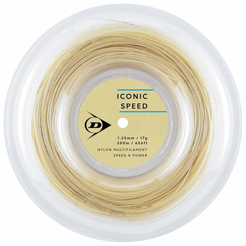 ダンロップ（DUNLOP）ストリング アイコニック・スピード（ICONIC SPEED）200mロール 125/130 DSTA32021 14,322円