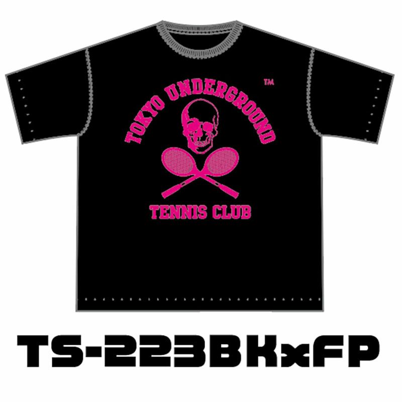 【TUTC】 トライミックスビッグシルエットT　ブラックx蛍光ピンク TS-223BKxFP