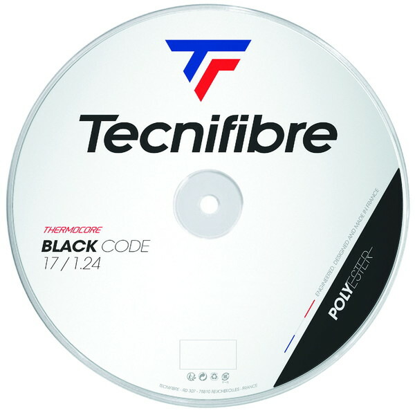 テクニファイバー Tecnifibre BLACK CODE 1.24 200m テニス 硬式ガット 04RBL124XV