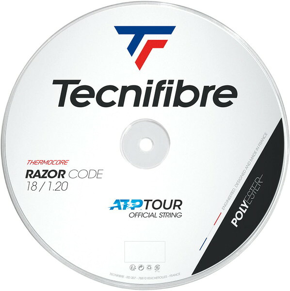 テクニファイバー Tecnifibre 硬式テニスガット BOB 200M RAZOR CODE 1.20 BLUE テニス 硬式ガット 04RRA120XC｜Lafitte ラフィートスポーツ