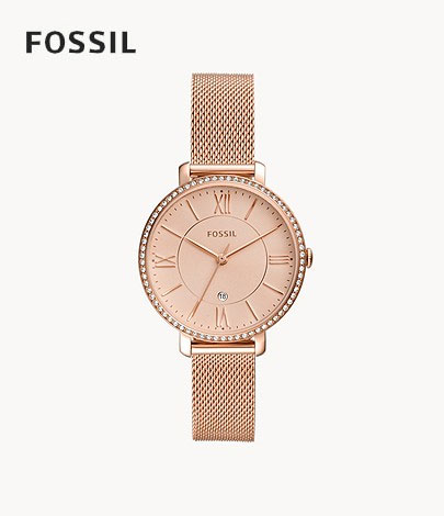 Es4628 【楽天市場】【ポイント最大28倍!スーパーSALE限定6/11まで】フォッシル FOSSIL 腕時計 JACQUELINE 三針デイト ローズ ...