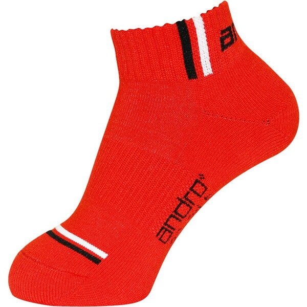 andro(アンドロ) 卓球ソックス TANA COLOR SOCKS II ターナ カラーソックス2 レッド 卓球 ソックス 362068
