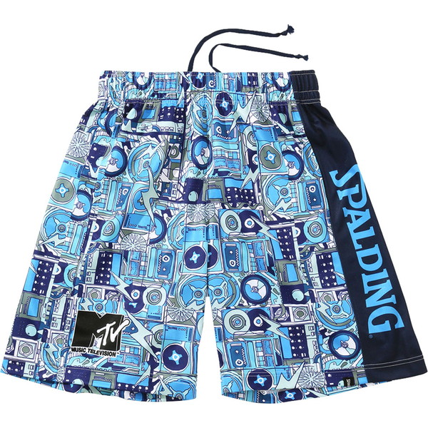 SPALDING(スポルディング) PRACTICE PANTS MTV MIX TAPE プラクティスパンツ MTV ミックステープ バスケット SMP201510-5000