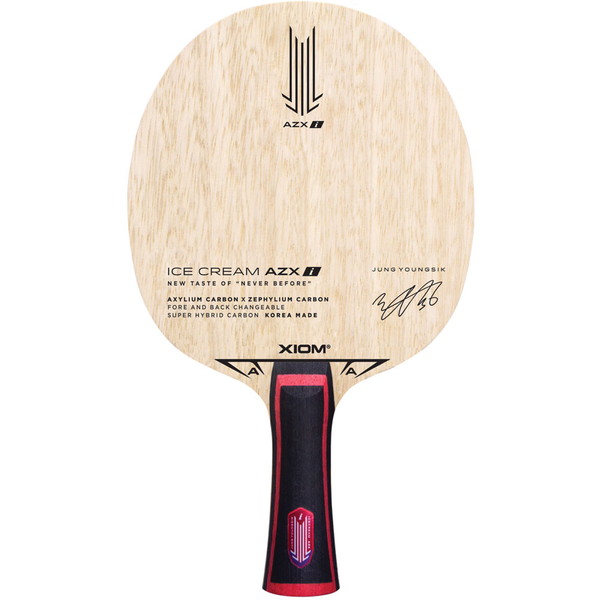 10672円 【WEB限定】 XIOM エクシオン アイスクリーム AZXi 攻撃用シェークラケット FL 卓球 ラケット 21101