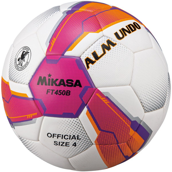 ミカサ Mikasa サッカー4号貼り 検定球 ピンク 紫 Ft450b Pv サッカー ボール Ft450bpv 年間ランキング6年連続受賞