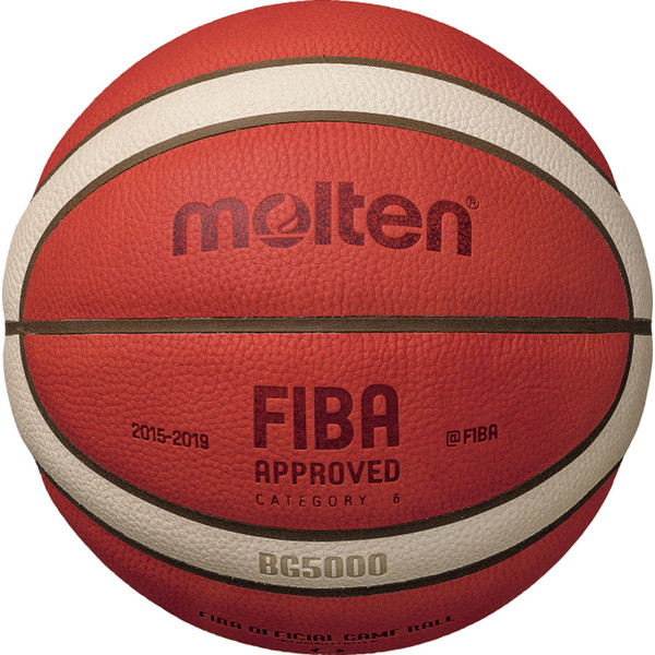 モルテン molten バスケットボール 6号球 BG5000 FIBA OFFICIAL GAME BALL オレンジ&times;アイボリー バスケット ボール B6G5000 ラフィートスポーツ｜Lafitte ラフィートスポーツ