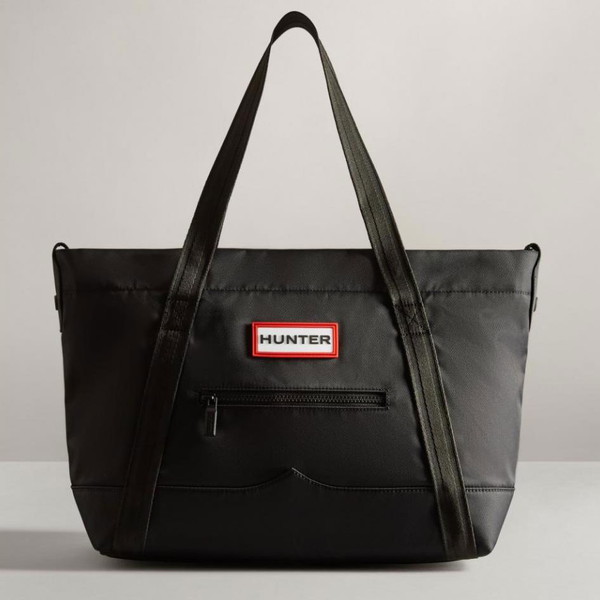 ハンター HUNTER ナイロン ラージ トップ クリップ トート バッグ レディース UBS1202KBM-BLK 楽天市場】ハンター HUNTER ナイロン ラージ トップ クリップ トート