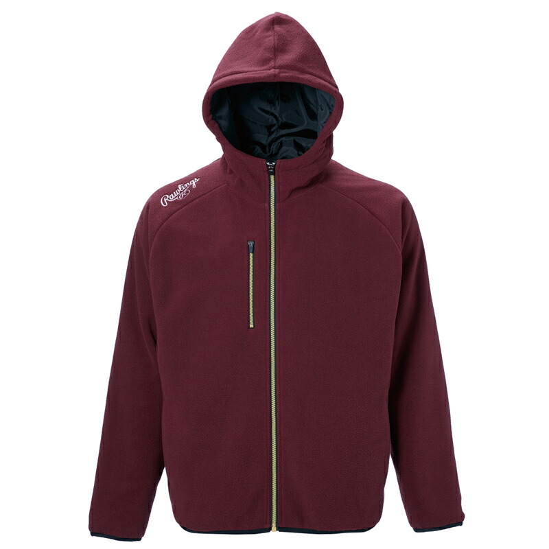 楽天市場】Rawlings ローリングス ブロックフリースフードジャケット