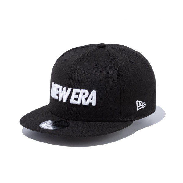 ニューエラ NEW ERA 9FIFTY ワードマークロゴ ブラック × ホワイト 14524928 帽子 キャップ ラフィートスポーツ