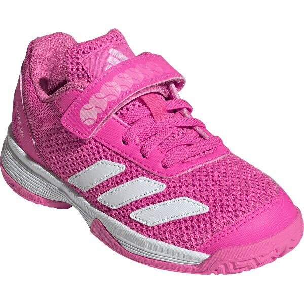 adidas アディダス コートフラッシュ フックアンドループ テニスシューズ キッズ テニス オールコートJ JR4428 ジュニア