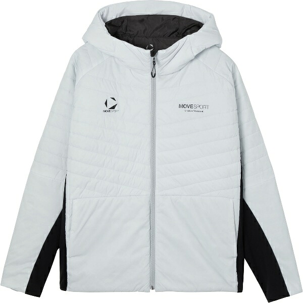 DESCENTE デサント ムーブスポーツ ACTIVE SUITS THERMO ハイブリッドフーディー マルチスポーツ 中綿ジャケット ST5FJK70M-GY00