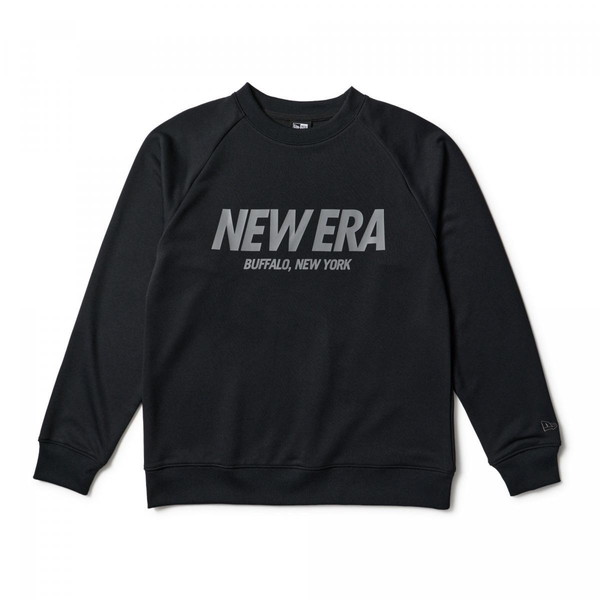 NEWERA ニューエラ NEW ERA ドライスウェット クルーネック ブラック 14744580