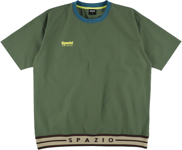 スパッツィオ SPAZIO Jr.半袖ラインリブピステ サッカー フットサル ピステシャツ TP0660-30 ジュニア キッズ スパッチオ