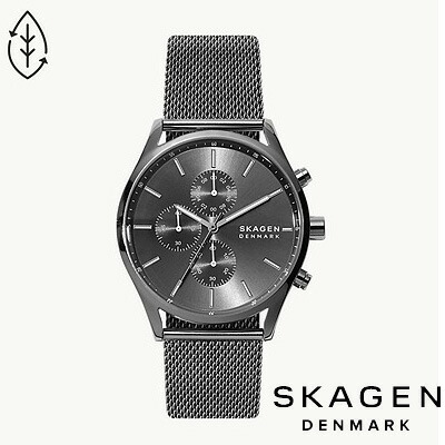 スカーゲン SKAGEN 腕時計 Holst Chronograph クロノグラフ チャコールスチールメッシュウォッチ SKW6608 メンズ アナログ 北欧 正規品 ラフィートスポーツ