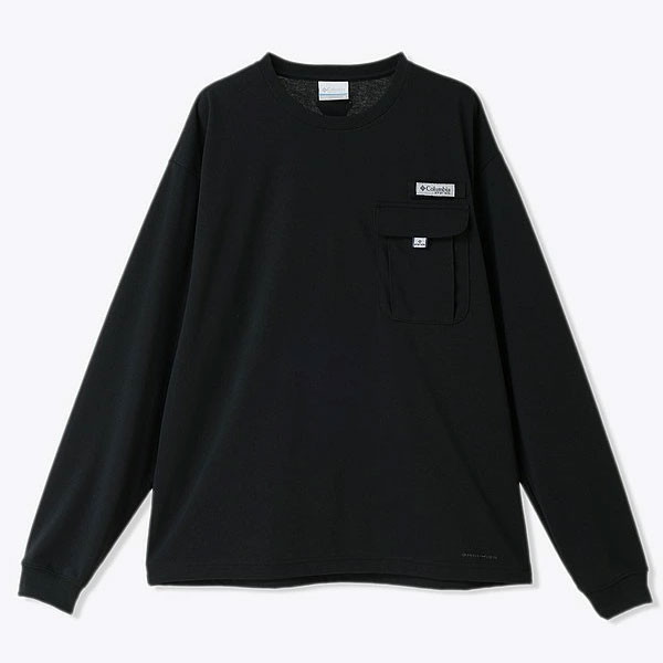 返品交換不可 在庫一掃セール Columbia コロンビア Burn Novel Long Sleeve Crew 長袖 メンズ PM0505-010