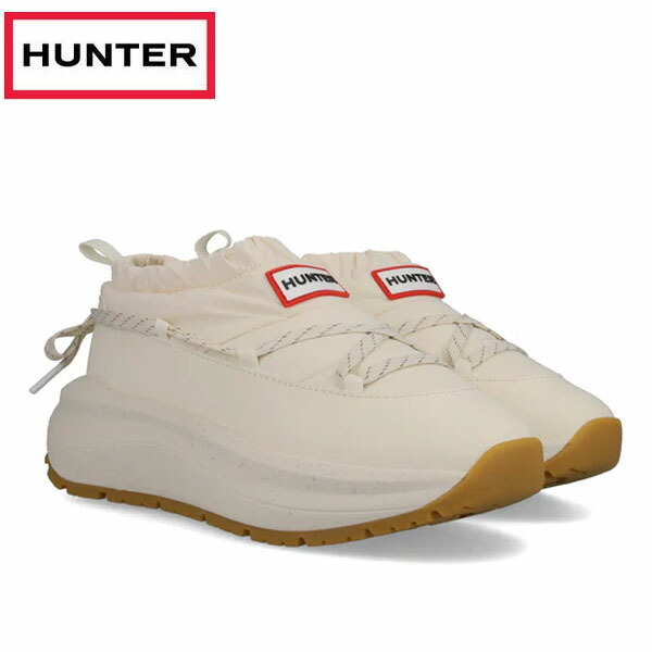 ハンター HUNTER ユニセックス ハンター グリップ パフ レース スリッポン トレーナー シェイデッド ホワイトガム UFF7122WWU-WGU ブーツ シューズ