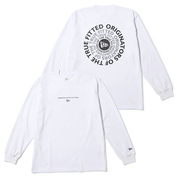 NEW ERA ニューエラ 長袖 パフォーマンス Tシャツ Circle OOTTF ホワイト レギュラーフィット 14682682