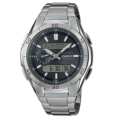 カシオ CASIO 腕時計 WVA-M650TD-1AJF ソーラー電波時計 メンズ ラフィートスポーツ