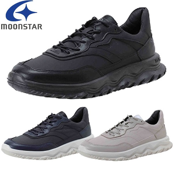 【全品ポイント5倍以上！4/10（金）限定】ムーンスター moonstar SPxx レザースニーカー SX 78C05 防水 本革 日本製 シューズ メンズ SX78C05 ラフィートスポーツ