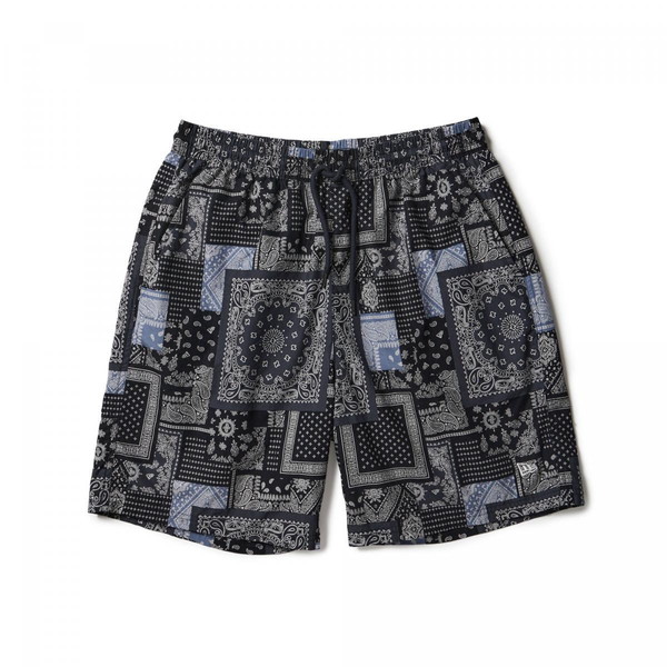 ニューエラ NEW ERA イージー ショートパンツ Oriental Paisley ネイビー 14856741