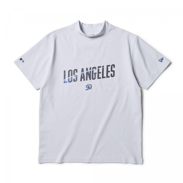 ニューエラ NEW ERA 半袖 ミッドネック Tシャツ MLB ロサンゼルス・ドジャース ホワイト ゴルフ 14859930 6,600円