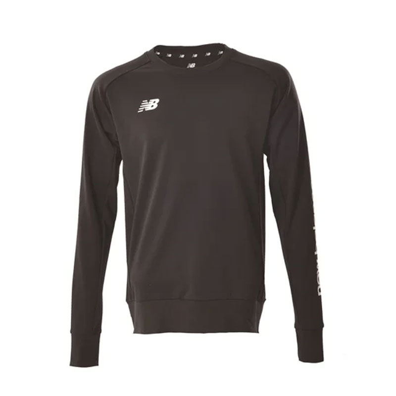 返品交換不可 在庫一掃セール 22SS ニューバランス new balance チームスウェット クルー メンズ アパレル ウェア JMTF2380-BK ブラック