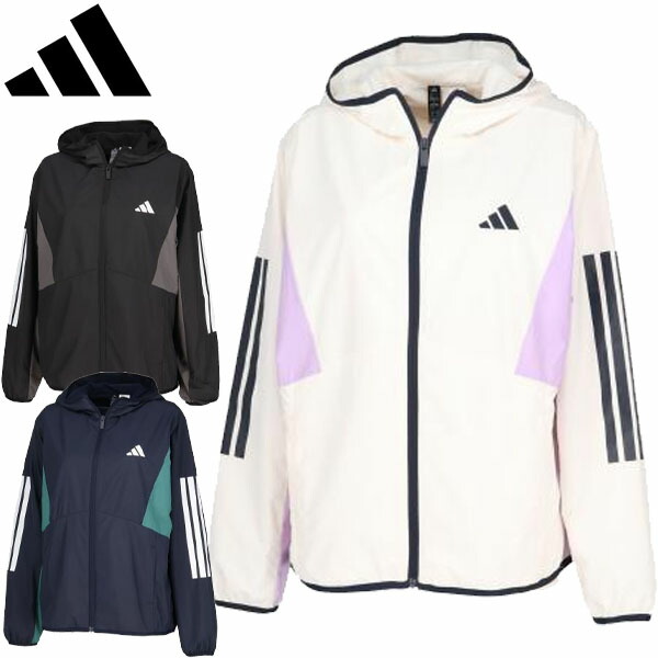返品交換不可 現品限り処分 adidas アディダス チーム ルーズフィット ウインドブレーカー ジャケット マルチスポーツ レディース NCX84