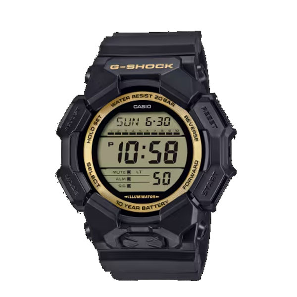 カシオ CASIO 腕時計 G-SHOCK GD-010GB-1A9JF 時計 衝撃 防水 ライト 長寿命バッテリー ビジネス カジュアル 樹脂バンド｜Lafitte ラフィートスポーツ